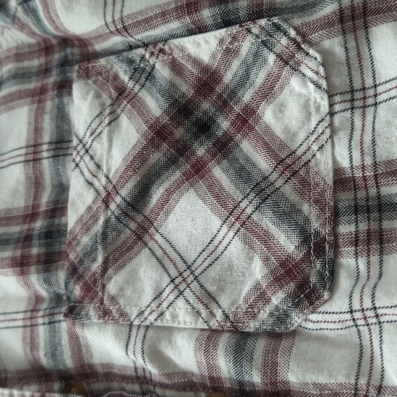 3 for $20 Super cute boyfriend plaid button down - Picture 3 of 3